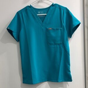 FIGS Teal Catarina One-Pocket Scrub Top™
